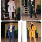 ست سه تکه مانتو شلوار مازراتی شومیز بوگاتی