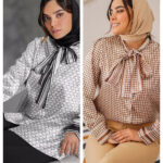 شومیز ساتن ال ایکس طرح پیردوپل و طرح گوچی